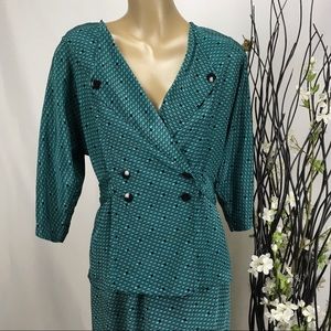 Vintage Lady Carol Petites of New York Skirt & Top